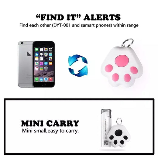 Mini rastreador gps de garra de cachorro para cães, gatos, crianças, idosos, dispositivo anti-perda, localizador, coleira de animais de estimação, rastreamento de chave