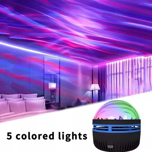 LED Galaxy Projector Light, Colorido Galaxy Sky, Quarto Night Light, Decoração do quarto das crianças, Decoração de Natal