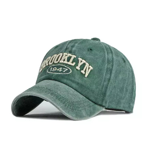 Boné de beisebol para quatro temporadas masculino e feminino, casual retrô lavado de algodão, bordado snapback, proteção solar unissex, verão, 4 estações