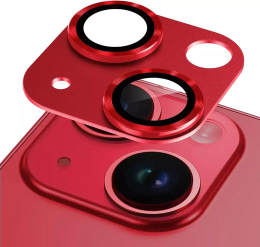 Metal Vidro Temperado Camera Lens Protector, Capa para iPhone 15 Pro Max, 14 Plus, 13 Mini, 15 Pro, 14Pro, Proteção Acessórios do Telefone