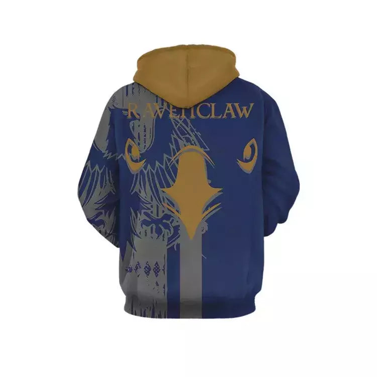 Harryy potter cosplay gryffindor camisola outono inverno moletom com capuz slytherin hufflepuff ravenclaw novidade anime traje