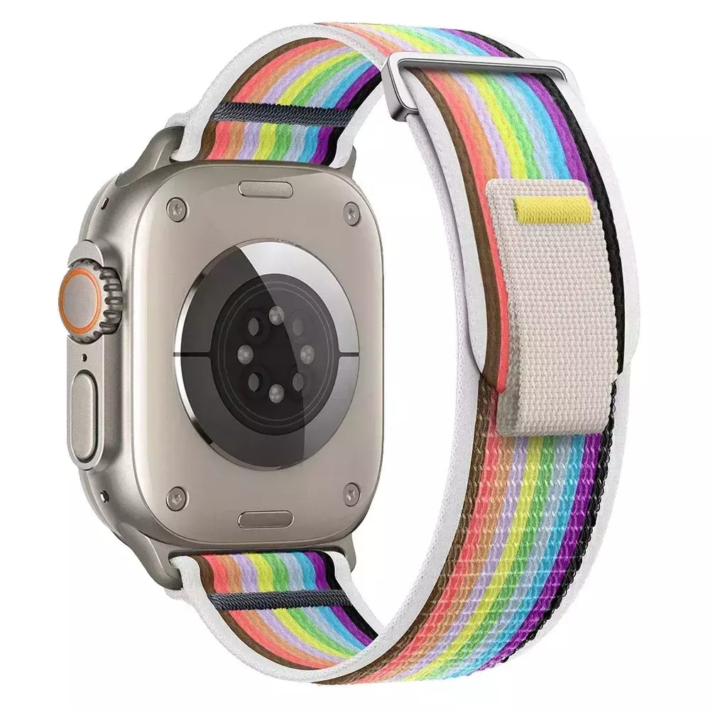Pulseira Esportiva Trail Loop para Apple Watch, Pulseira de Nylon, Ultra 2, 49mm, Série 9, 8, 7, 45mm, 41mm, iWatch 6, 5, 4, 3, SE, 44 milímetros, 40 milímetros, 42 milímetros