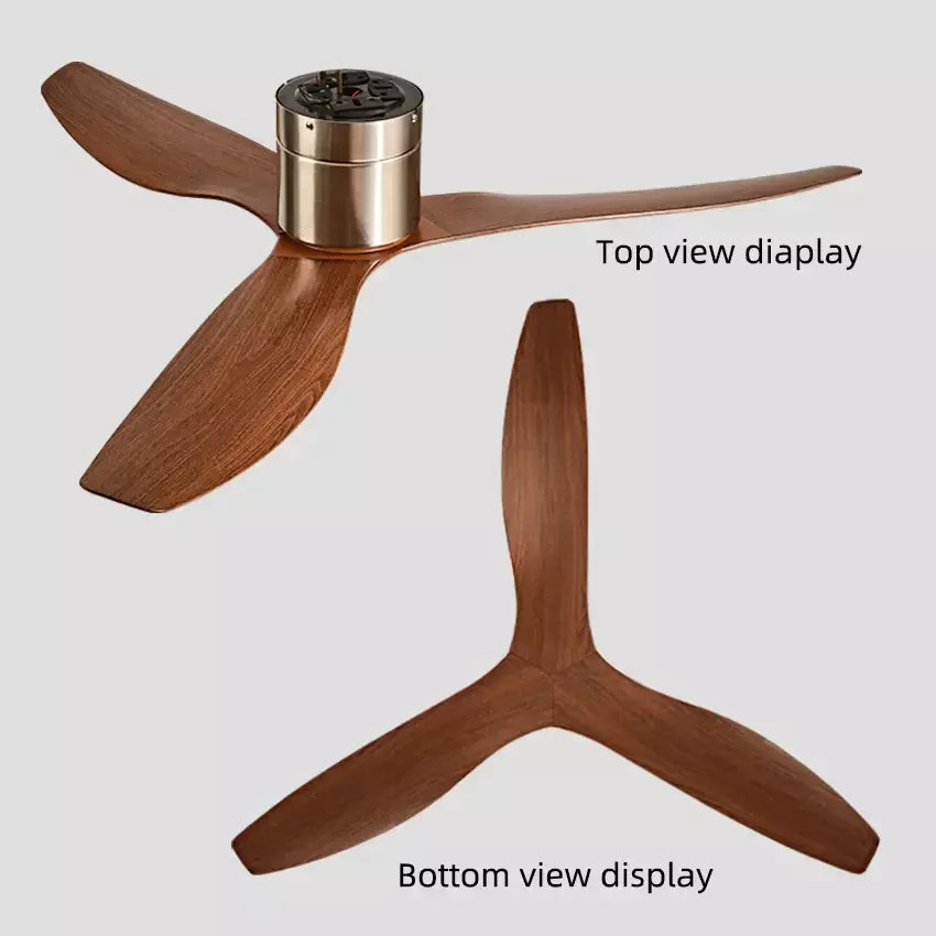 FUMANJIA Ventilador de teto retrô industrial de 45/52", ideal para áreas de vida/jantar, casa e escritório - Motor inversor DC silencioso de 6 velocidades
