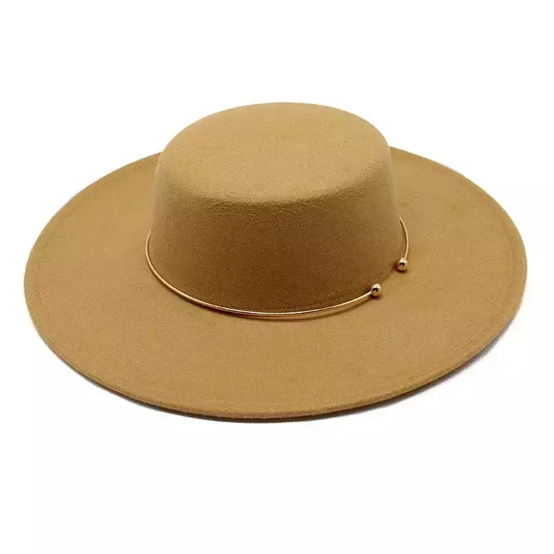 Chapéu liso de feltro de lã masculino e feminino, elegante chapéu grosso na moda, 4 estações, nova moda 10cm, unissex