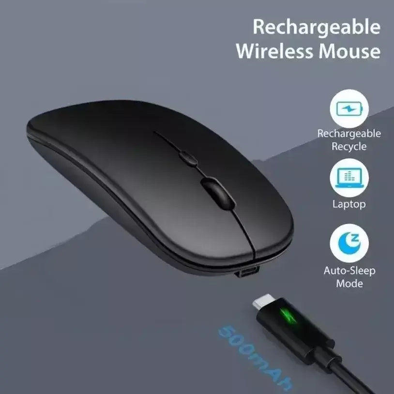 Rato de jogo recarregável sem fio portátil ergonômico silencioso e mágico adequado para computadores portáteis tablets ipad telefone