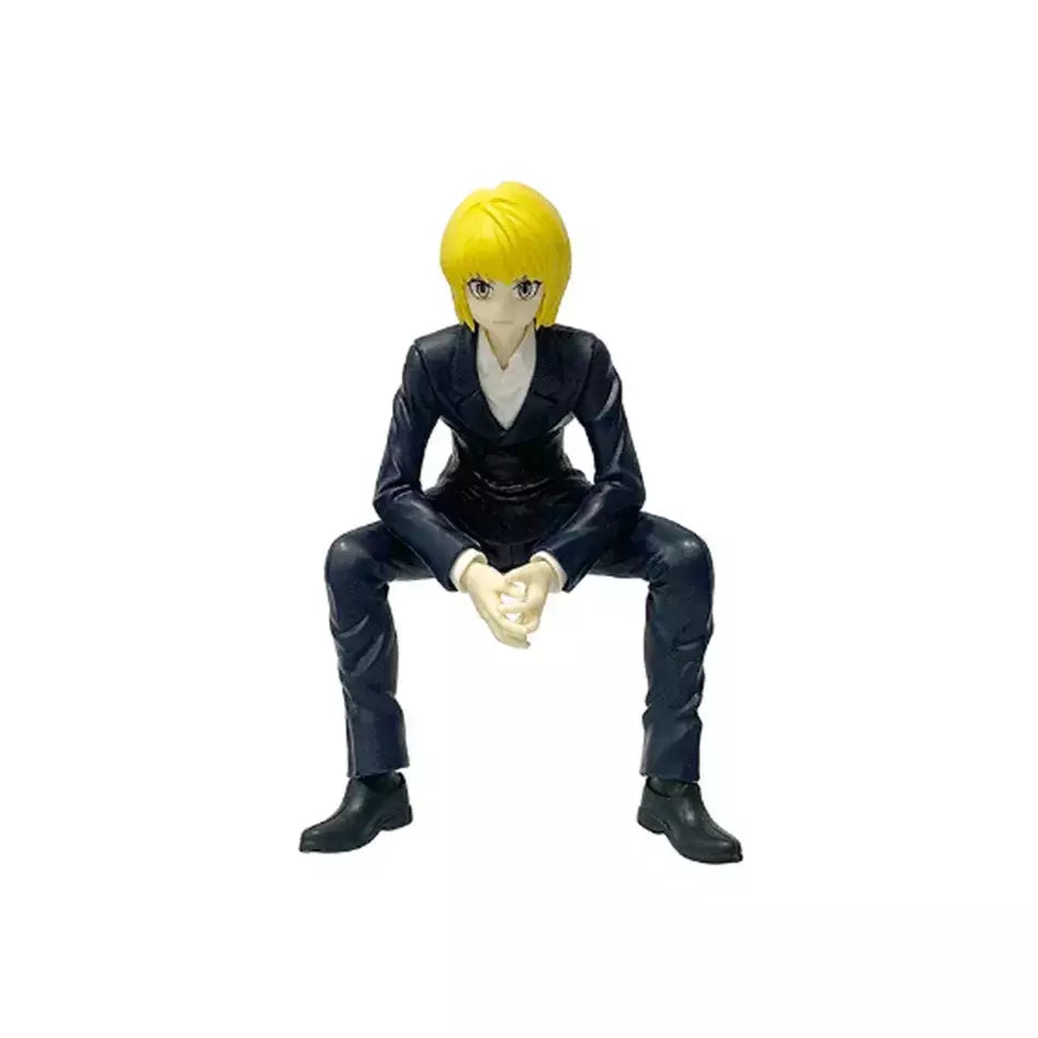 14cm caçador × caçador anime figura troupe fantasma hisoka figura de ação macarrão rolha decoração do quarto macarrão rolha pvc modelo brinquedos