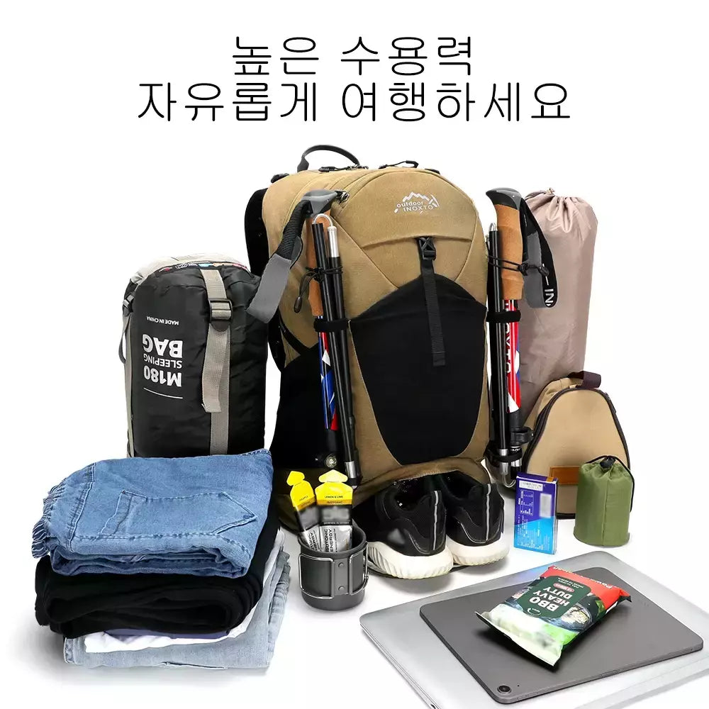 Mochila impermeável de montanhismo para homens e mulheres, Bolsa de esportes ao