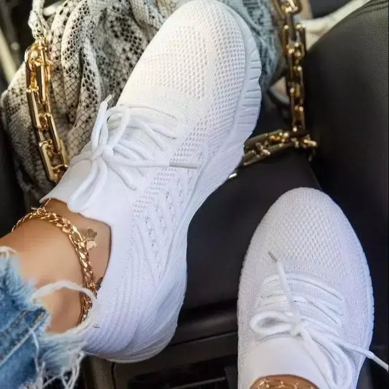 Sapatos esportivos casuais vermelhos para mulheres conforto malha tênis luz tênis feminino 2025 novo plus size 43 estudante sapato vulcanizado