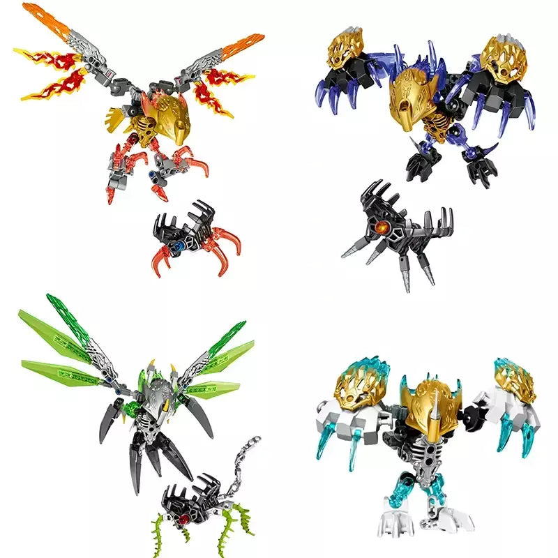 Bionicle Warriors Crânio Figuras de Ação Coleção Blocos de Construção Umarak Uxar Máscara Mestre Storm Beast Anime Tijolos Brinquedo Presentes para Crianças
