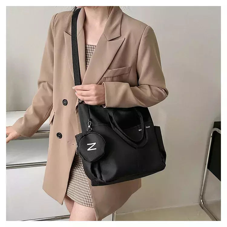 Bolsa de Ombro de Lona Japonesa para Mulheres, Crossbody Messenger Bag, Senhoras Bolsas de Mão, Bolsa Feminina, Senhoras, Tote, 2022