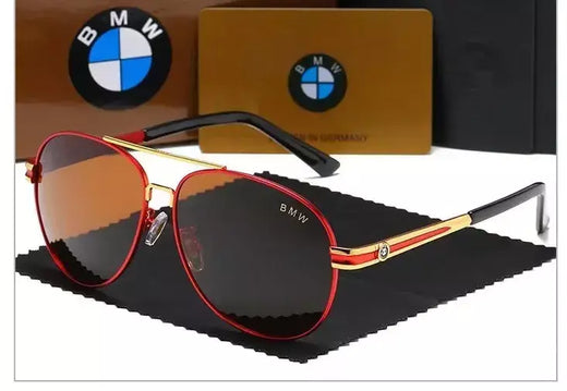 Bwm luxo polarizado óculos de sol masculino uv400 anti-reflexo retro vôo óculos de sol condução ciclismo pesca caminhadas ao ar livre óculos de sol