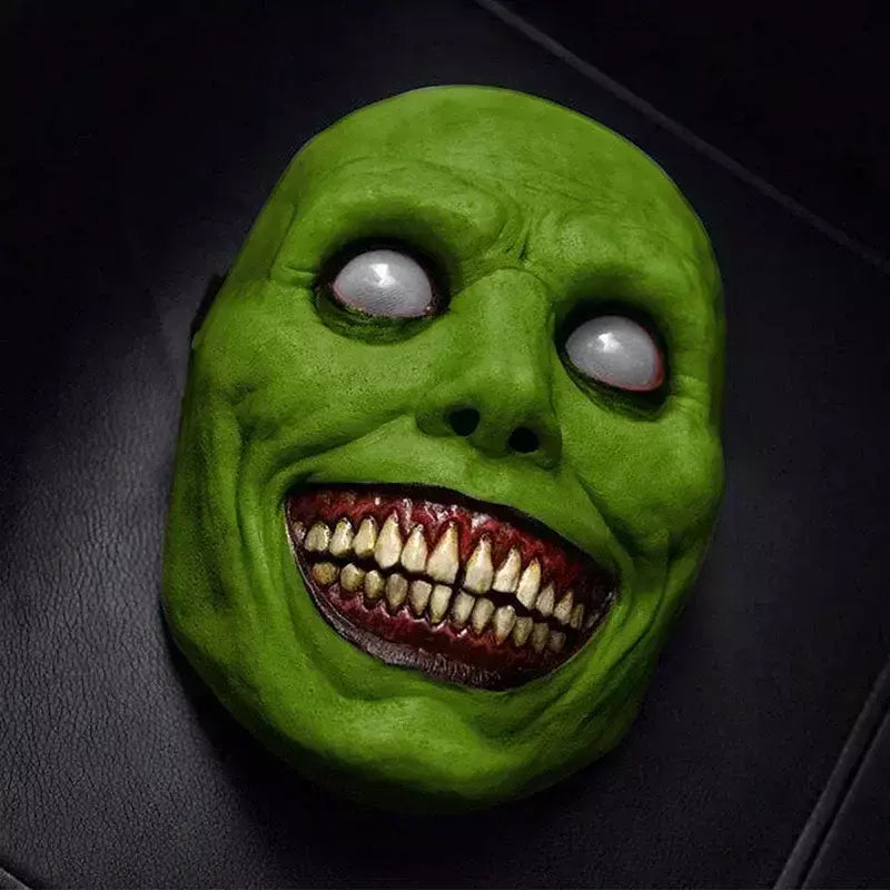Assustador máscara de halloween demônios sorridentes máscaras faciais de terror o mal cosplay adereços festa masquerade máscara de halloween acessório de roupas