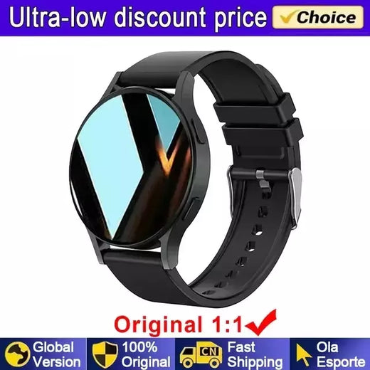 Samsung-Galaxy Smartwatch para homens e mulheres, monitoramento de saúde AMOLED, relógio impermeável, assistente de voz, chamada Bluetooth, relógio inteligente, 2022