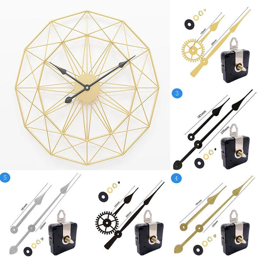 Mecanismo de relógio de parede, peças do mecanismo de movimento de parede, estilo simples, movimento para reparo, relógio diy, substituição de quartzo