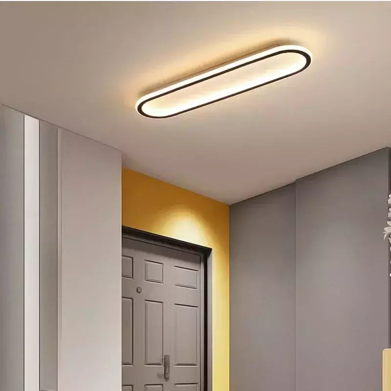 Modern Nordic LED teto lustre, Luzes de teto simples, Sala de estar, Sala de jan