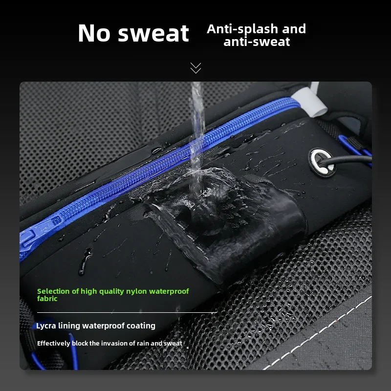 Esportes ao ar livre cintura saco, multifuncional, armazenamento garrafa de água, telefone móvel, maratona, material de nylon, correndo