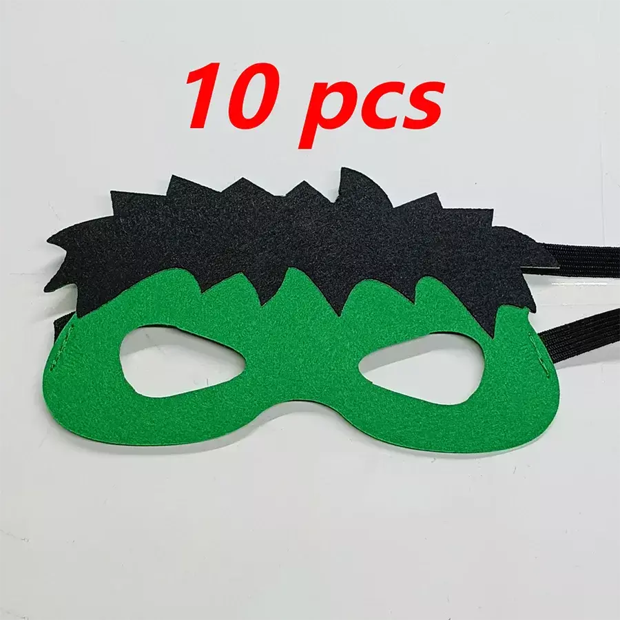 10 pçs/set disney mavel homem-aranha super herói máscaras de halloween congelado cosplay máscara presentes de natal festa de aniversário traje para criança