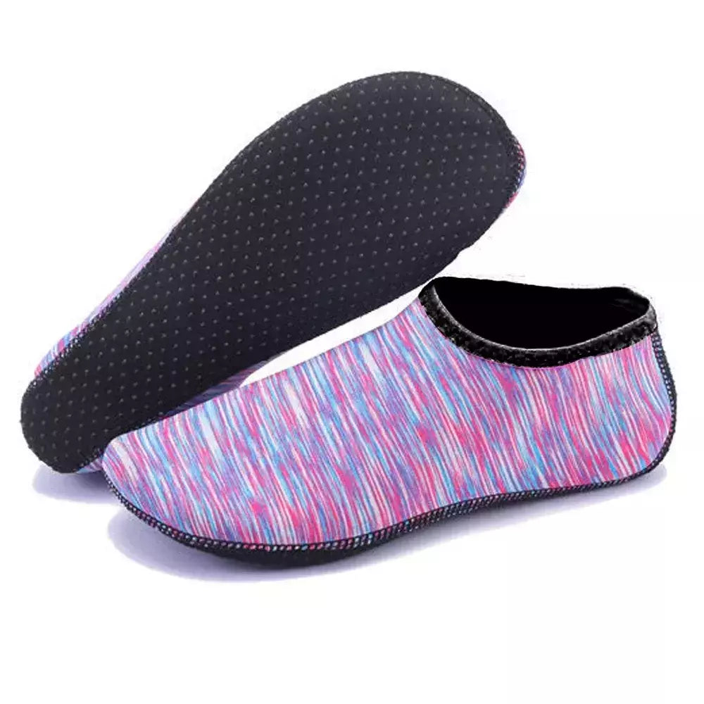 Sapatilhas antiderrapantes para água unissex, meias de mergulho, sandália de praia aquática de verão, sapato plano, chinelo marítimo para homens e mulheres
