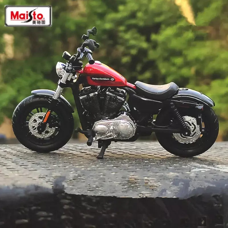 Maiisto-Harley 2018 Quarenta Oito Modelo de Motocicleta, Liga Especial, Modelo de Motocicleta, Metal fundido, Esportes de rua, Presente Infantil, 1:18