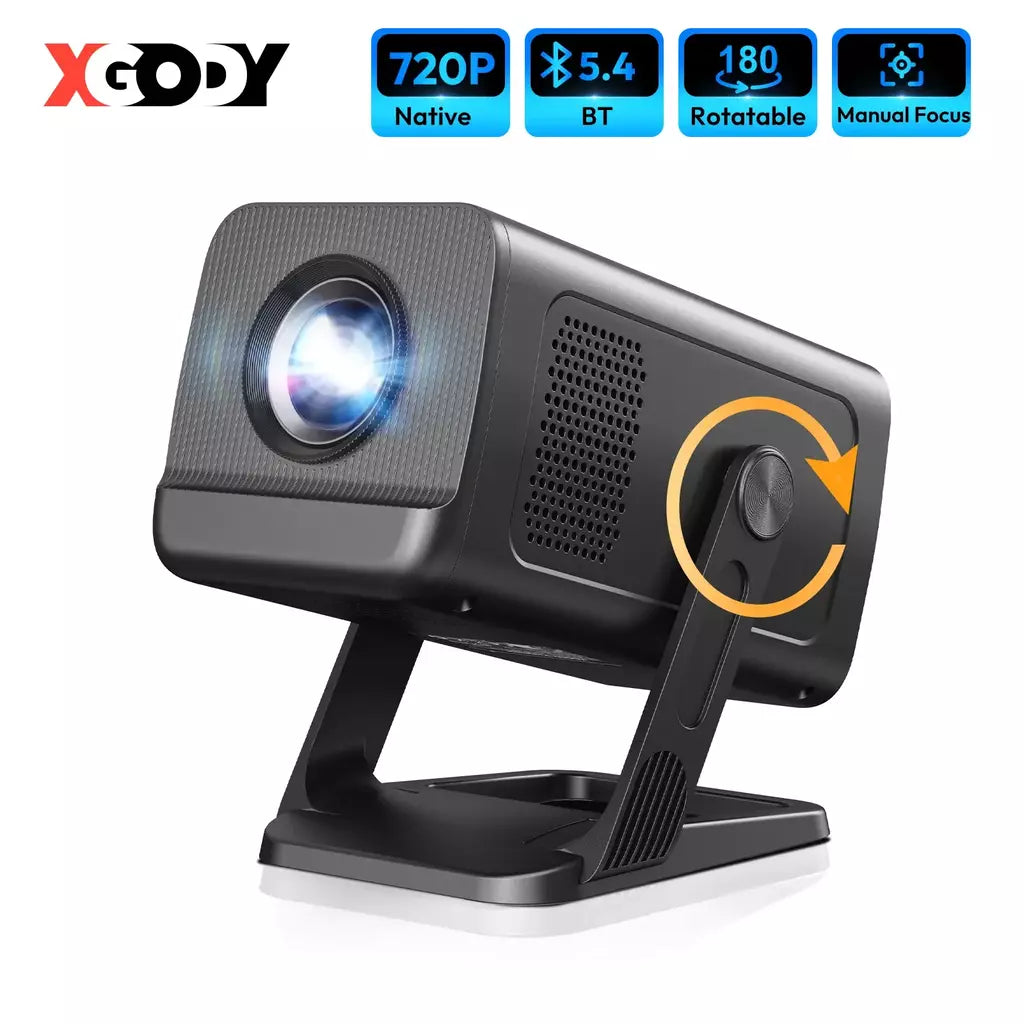Projetor portátil 4K Full HD 1080P WiFi BT Projetores de vídeo com foco automático Projetor de cinema em casa Beamer