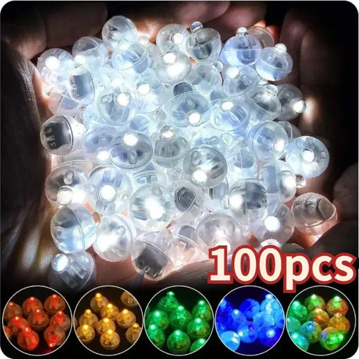 100/10 pçs mini led balão luz colorida piscando luminosa tumbler bola lâmpada lanterna luz decorações de festa de casamento de natal