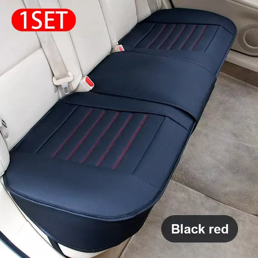 SEAMETAL Capa de assento de carro totalmente cercada, couro PU premium, protetor de assento automático, almofada anti-arranhões, tapete de proteção para cadeira