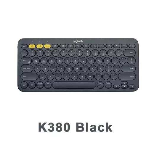 Logitech-k380 teclado bluetooth sem fio multi-dispositivo, ultra-fino, para windows, mac, chrome, ios, android