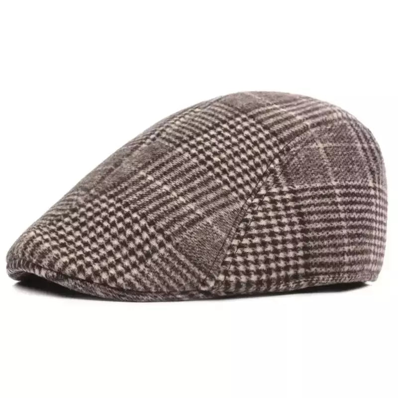 Moda nova masculina casual newsboy chapéu primavera e outono retro boina chapéu selvagem casual chapéus unisex selvagem octogonal boné chapéu de inverno