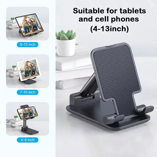 Dobrável abs desktop suporte do telefone móvel para ipad iphone 16 15 smartphone suporte tablet mesa celular suporte portátil