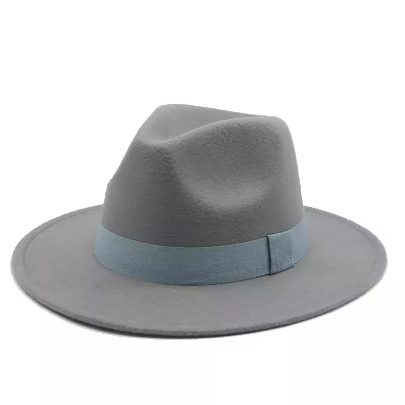 chapeu feminino chapeu chapeu masculino gorro Chapéu fedora mulheres fita banda homens chapéus de aba larga igreja casamento clássico bege branco chapéu do inverno das mulheres dos homens 2021 new gorras hombre