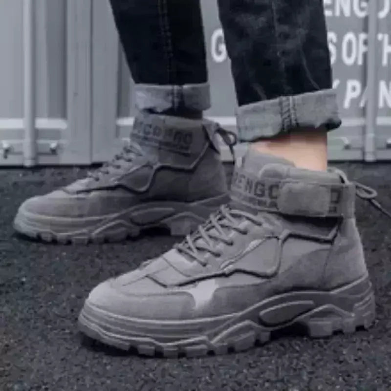 Botas de combate militar tático masculino, sapatos de caminhada ao ar livre, botas antiderrapantes leves no tornozelo do deserto, inverno, 2023