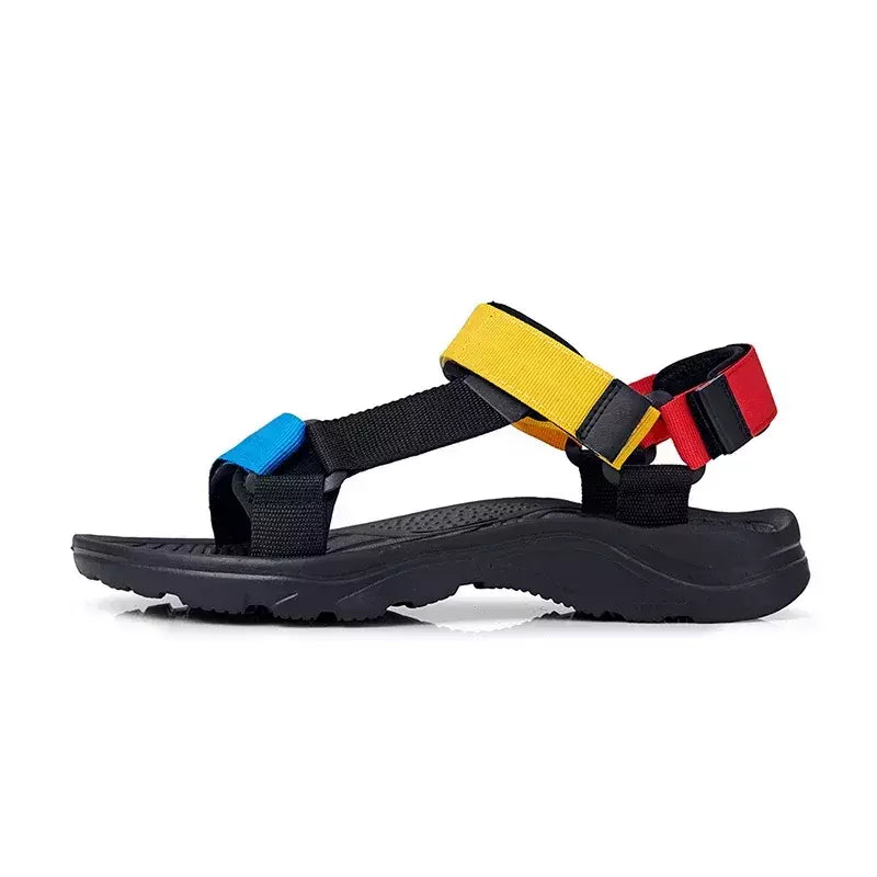 Chinelos masculinos antiderrapantes, chinelos de praia ao ar livre, sapatos de água casuais, sandálias baratas, de alta qualidade, novo verão, 2022
