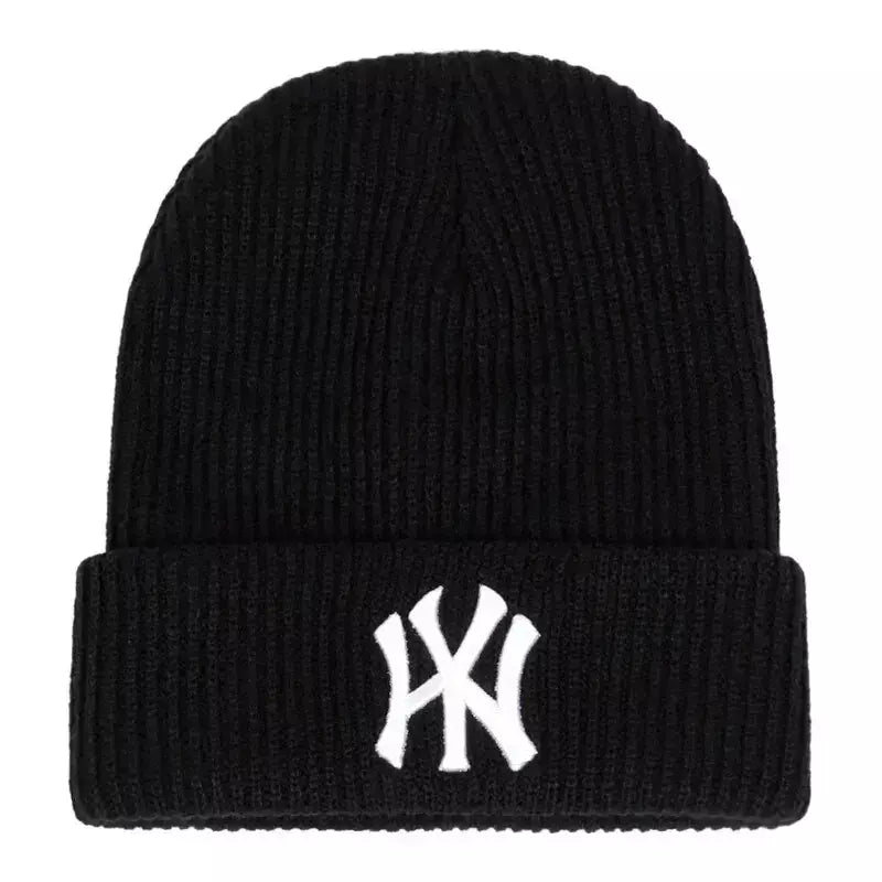 Gorros Bordados com Letra WY para Homens e Mulheres, Chapéu Quente, Quadril, Unisex, Outono, Inverno