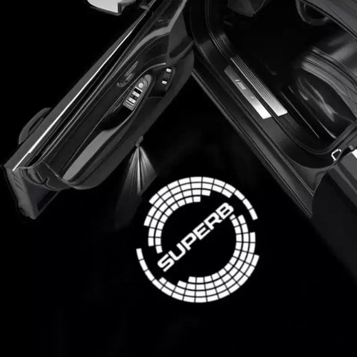 2x led emblema luz da porta do carro luces projetor para skoda superb 2006-2017 2018 2019 2020 2021 2022 2023 2024 decoração de bens de carro