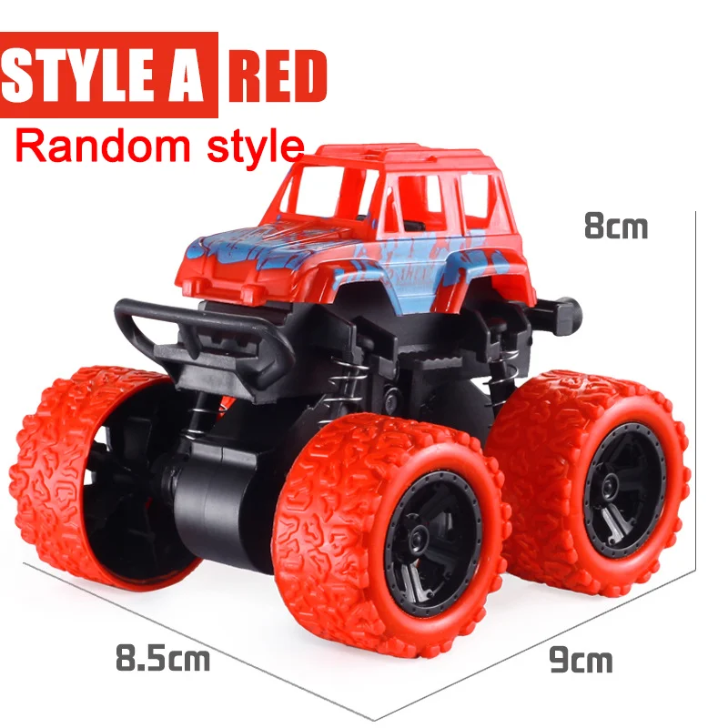Puxar para trás carro de brinquedo rotação inercial carro de quatro rodas motriz veículo fora de estrada suv carro de corrida de energia brinquedo das crianças cargift