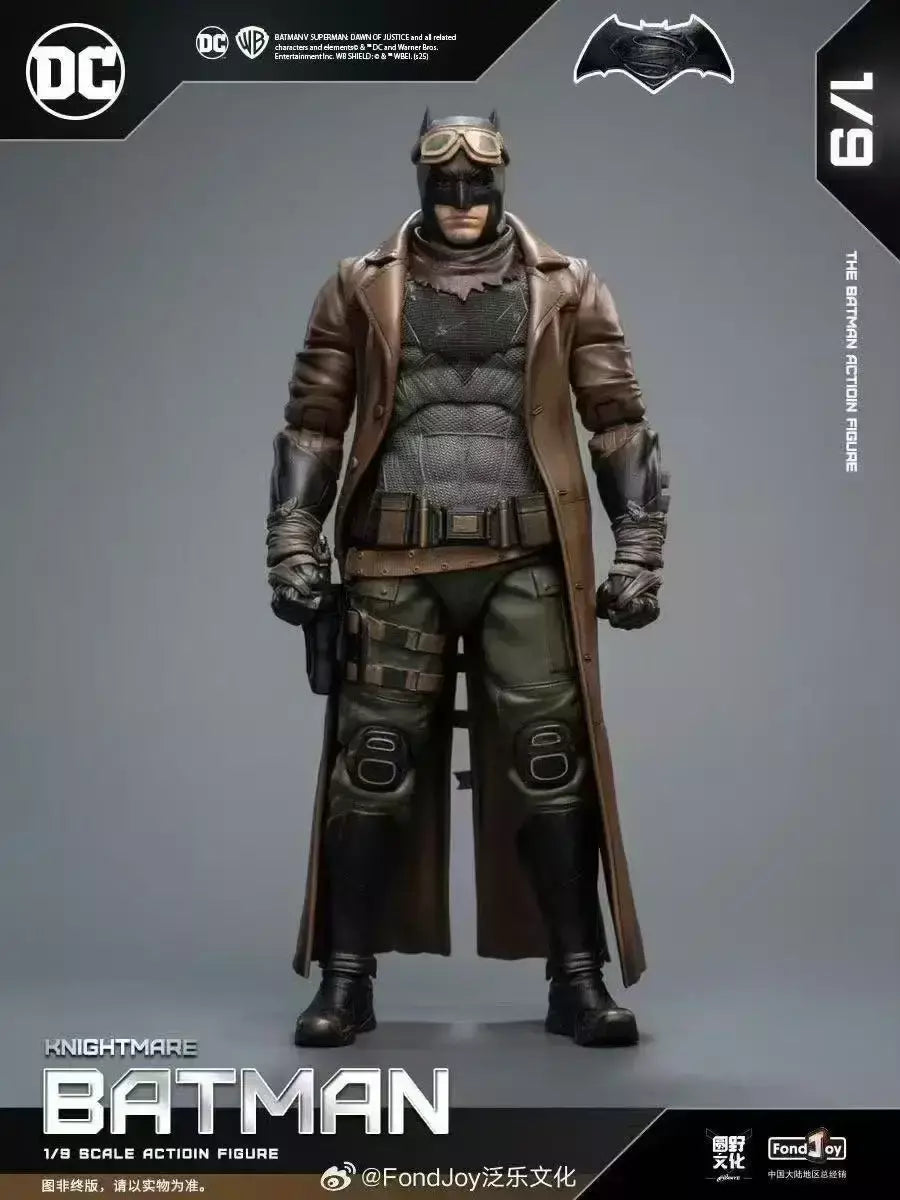 Novo original fondjoy bruce wayne batman figura tático batuit batman liga da justiça figuras detetive quadrinhos 1/9 pvc brinquedo do miúdo