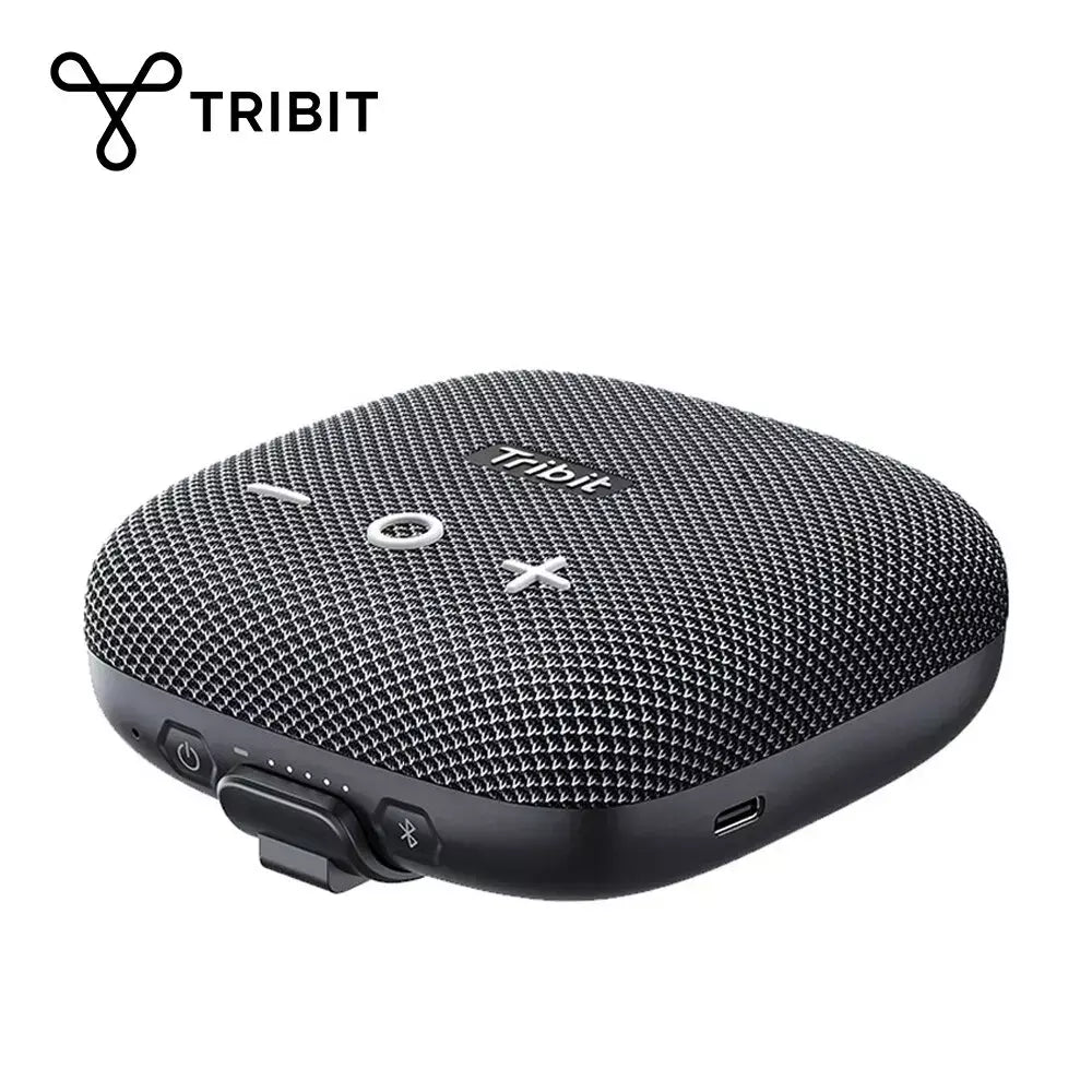 Tribit StormBox Micro 2 Alto-falante Bluetooth portátil, som alto baixo profundo, IP67 à prova d'água, alto-falante pequeno acampamento, alça embutida, 90dB
