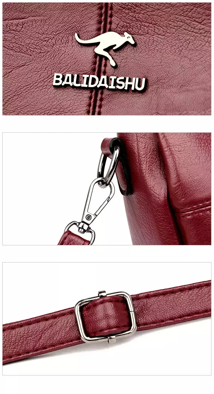 Sacola de couro bordado para mulheres, bolsas femininas, bolsa de ombro, pequenos sacos crossbody, alta qualidade, 2022