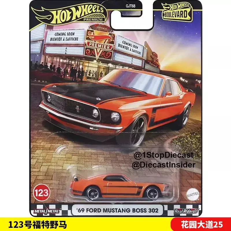 Mattel Hot Wheels Premium Boulevard 1/64 Boulevard 21-25 TOYOTO MAZDA Série Carro Colecionável Brinquedos Veículo Diecast