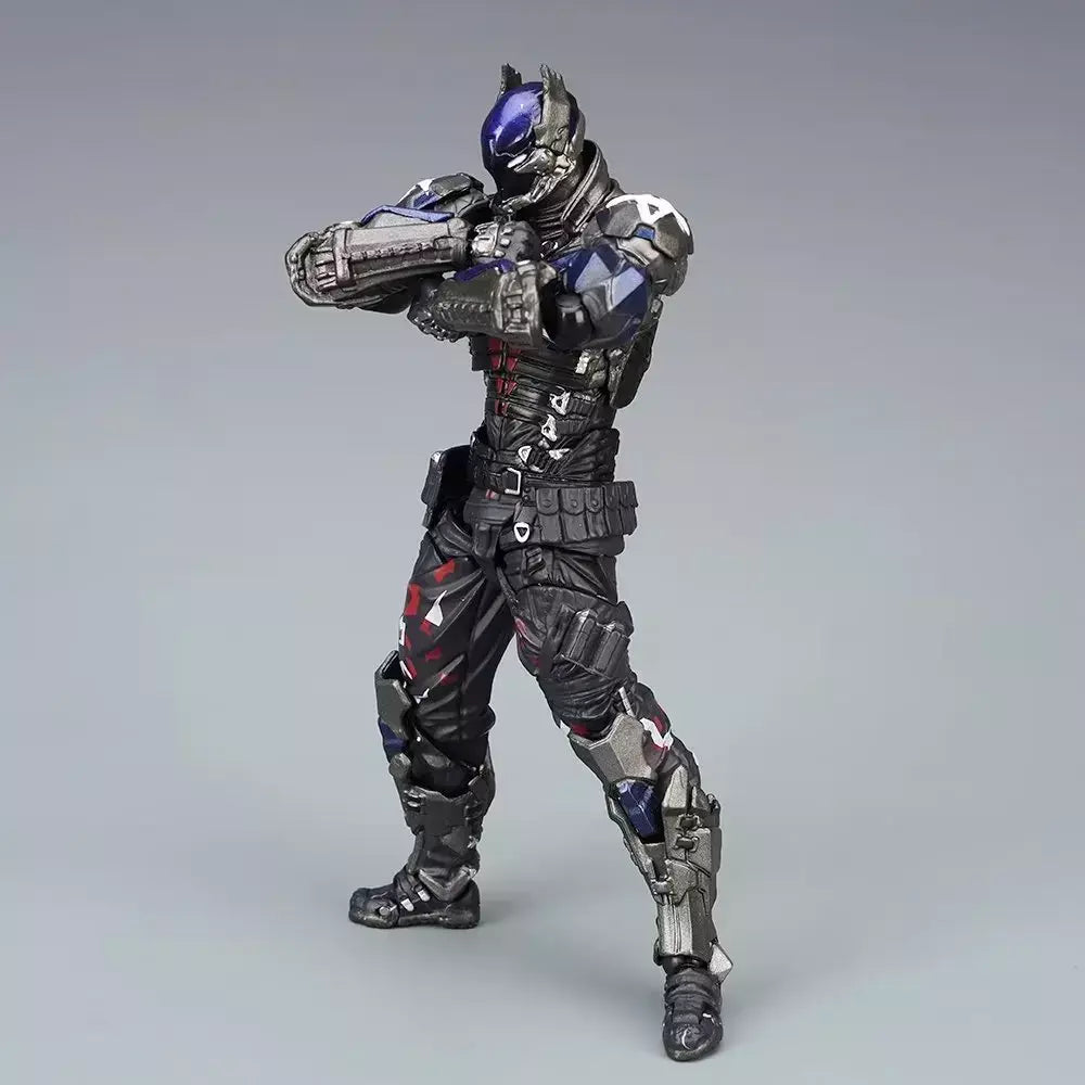 Yamaguchi-Batman Action Figure, Brinquedos em PVC, Modelo Arkham Knight, Articulações Móveis, Conjunto de Presentes, 17cm, 024, 2023