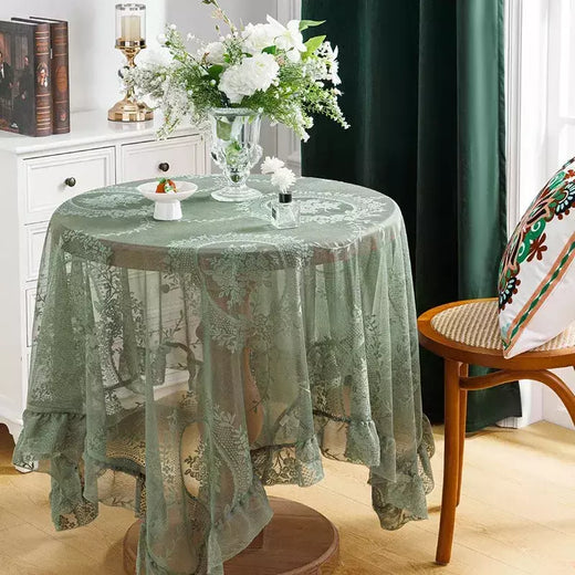 Toalha De Mesa De Lace, Mesa De Jantar Decorar, Sala, Mesa De Café