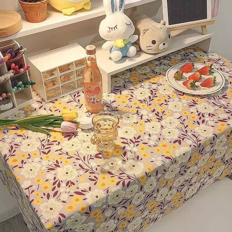 Coreano Xadrez Toalha De Mesa, Tecido Jacquard, Toalha De Mesa, Mat Background, Decoração De Casa, Mesa Moderna Nórdica, Sala De estar, Ins