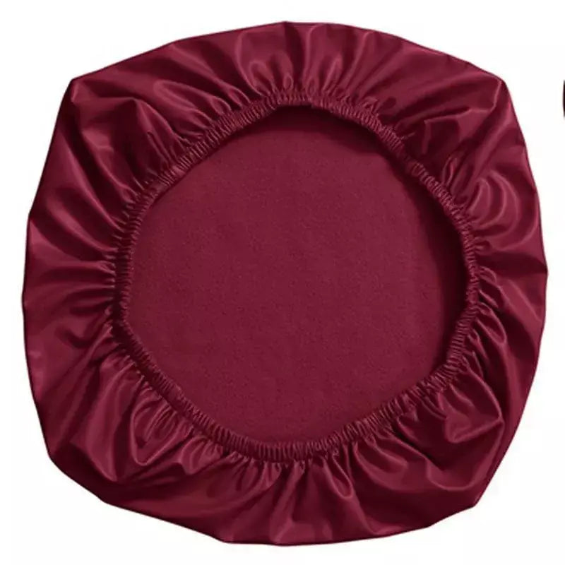 Capa de assento de cadeira de couro pu elástica 38-52cm para casa escritório hotel cadeira capa de assento protetor de assento de jantar slipcover