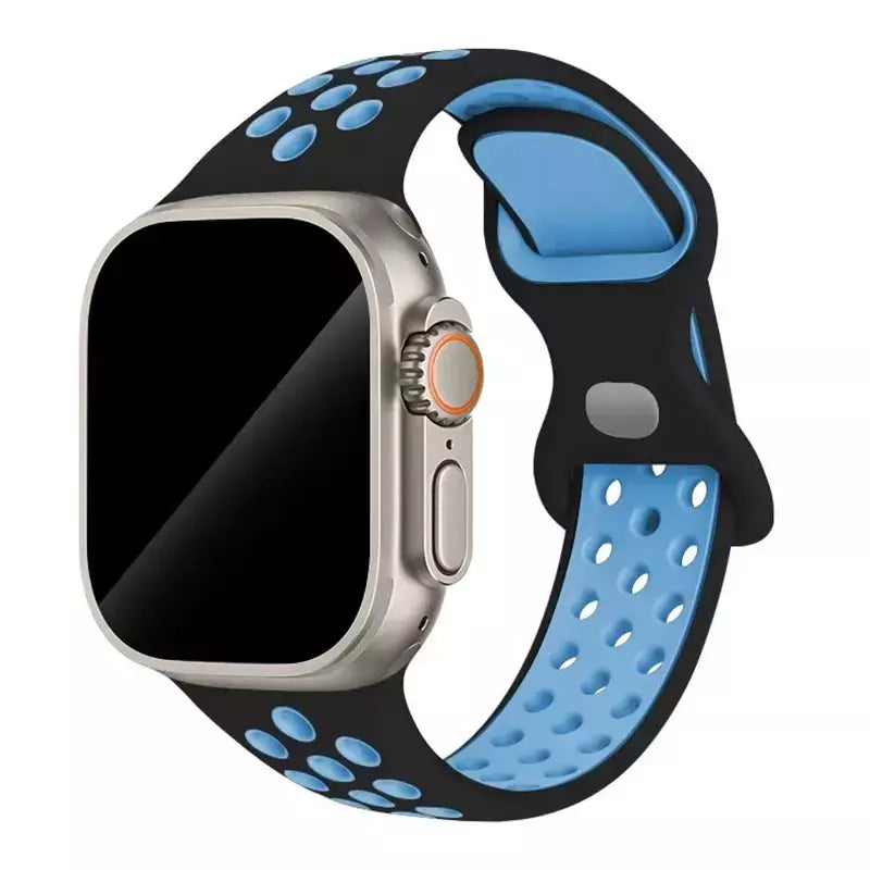 Correia Desportiva Respirável para Apple Watch, Band, Correa, iWatch Series 8, SE, 7, 6, 5, 9 Ultra, 44mm, 49mm, 45mm, 40mm, 41 milímetros, 38 milímetros, 42 milímetros