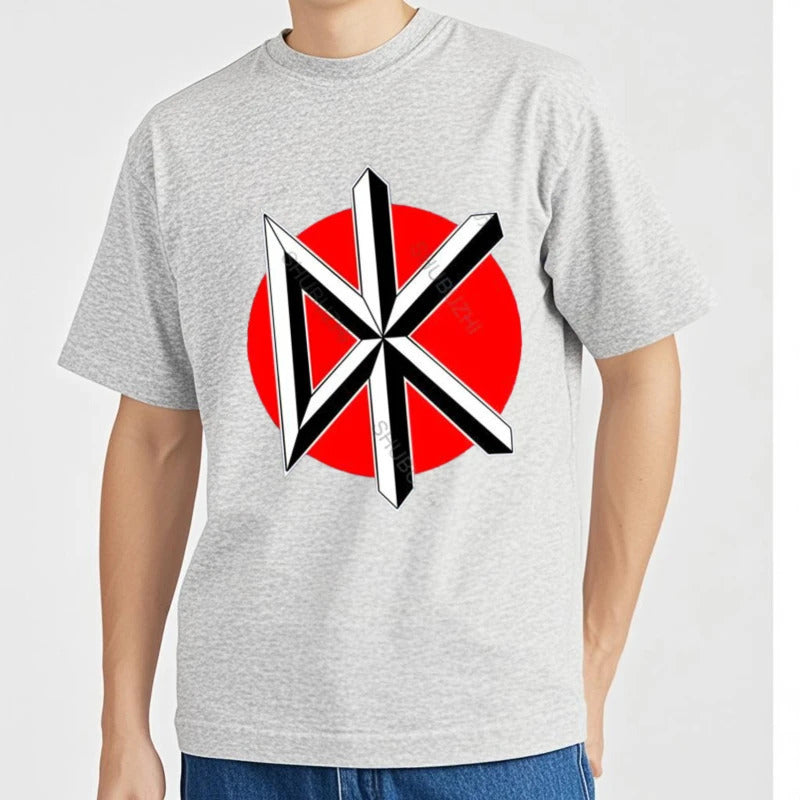 Camiseta de algodão masculina, gola redonda, dead kennedys-logotipo jumbo-camiseta unissex, tamanho euro, gola redonda, camisetas para homens, legal