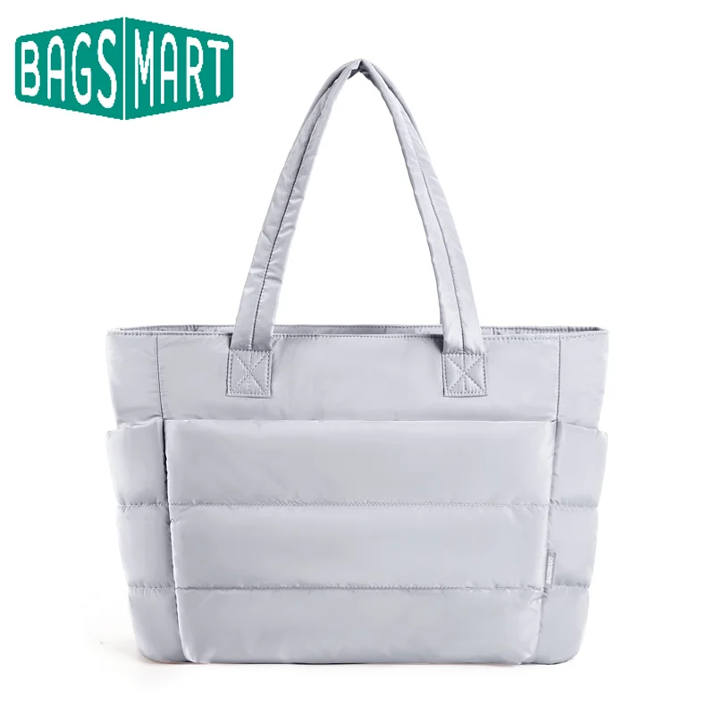 BAGSMART-Sacola de grande capacidade para mulheres, bolsas de deslocamento, bolsa feminina, bolsa de ombro mensageiro, bolsos múltiplos, bolsa múmia