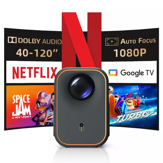 Formovie Xming Episódio Um 1080 Full HD Mini Projetor Portátil Google TV Netflix Theater Projetor Inteligente de Acampamento ao Ar Livre