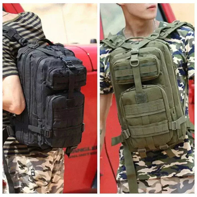 Classic Tactical Camouflage Nylon Backpack, Travel Sports Bag, Escalada ao ar livre, caça, pesca, caminhadas, 3P Pack