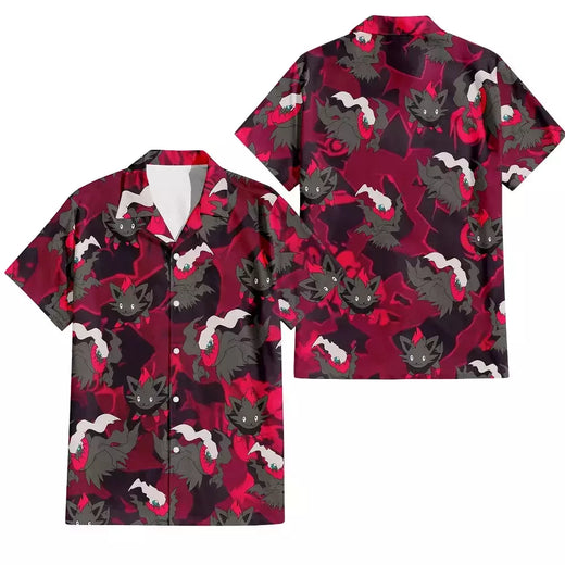 Camiseta grande solta com estampa animal havaiana masculina, blusa de manga curta, 3D divertido, desenhos animados, praia, verão, novo
