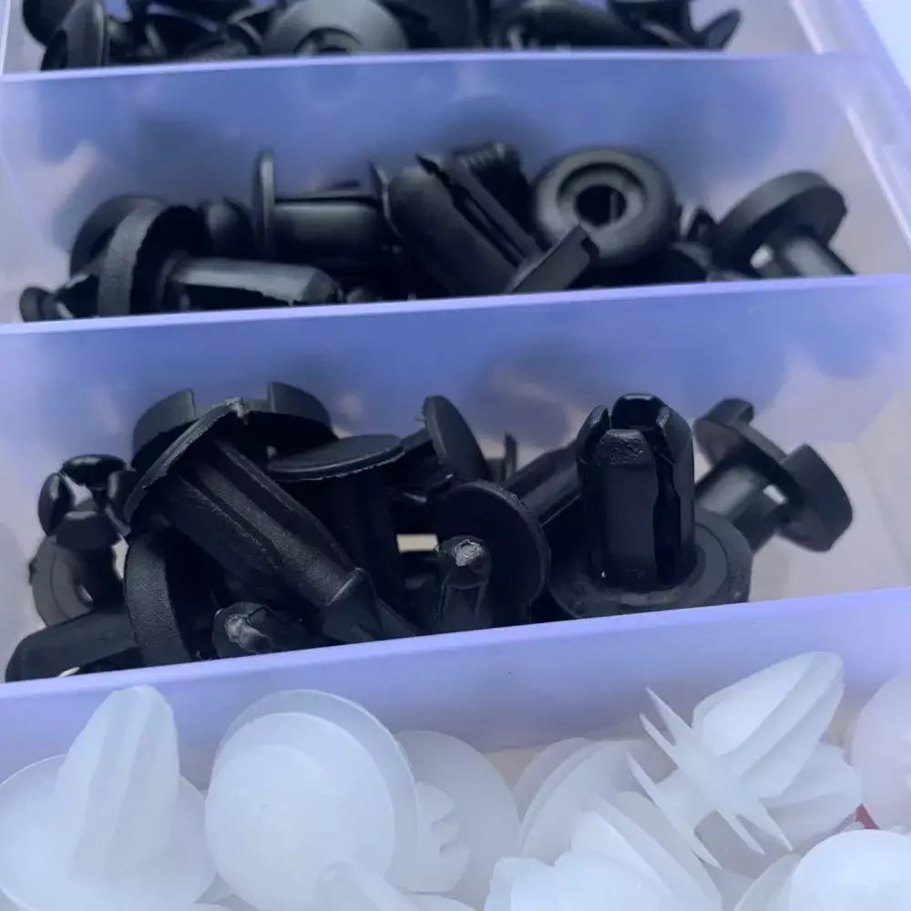 Clipe de fixação automática, corpo de carro misto, pino retentor, rebite, porta, guarnição, painel, kit de fixação, clipes de carro, caixa ou saco, embalagem